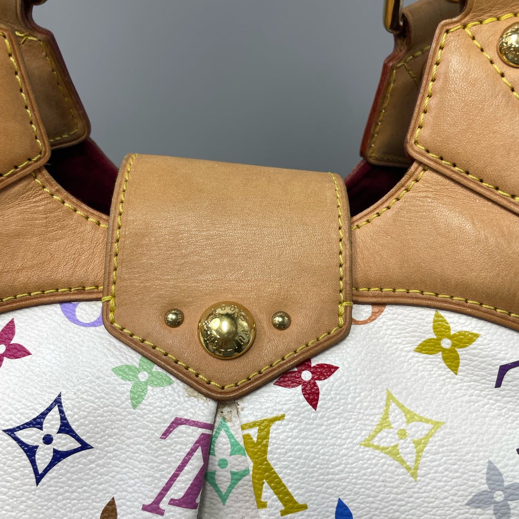 Louis Vuitton Canvas White Satchel