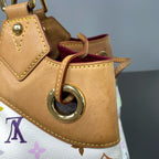 Louis Vuitton Canvas White Satchel