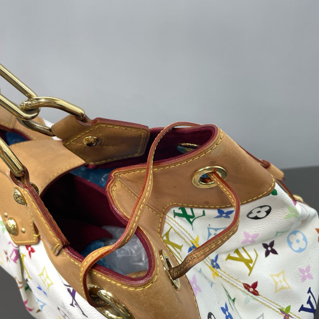 Louis Vuitton Canvas White Satchel