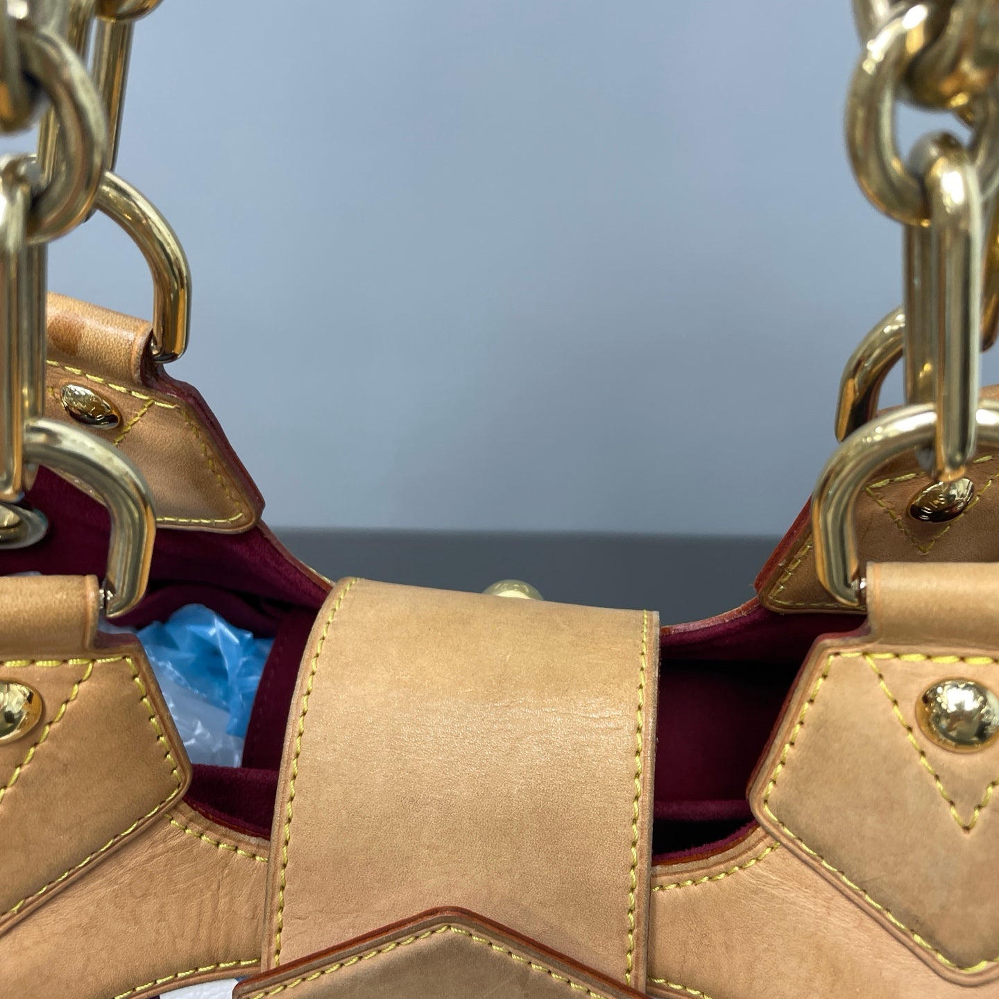 Louis Vuitton Canvas White Satchel