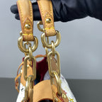 Louis Vuitton Canvas White Satchel