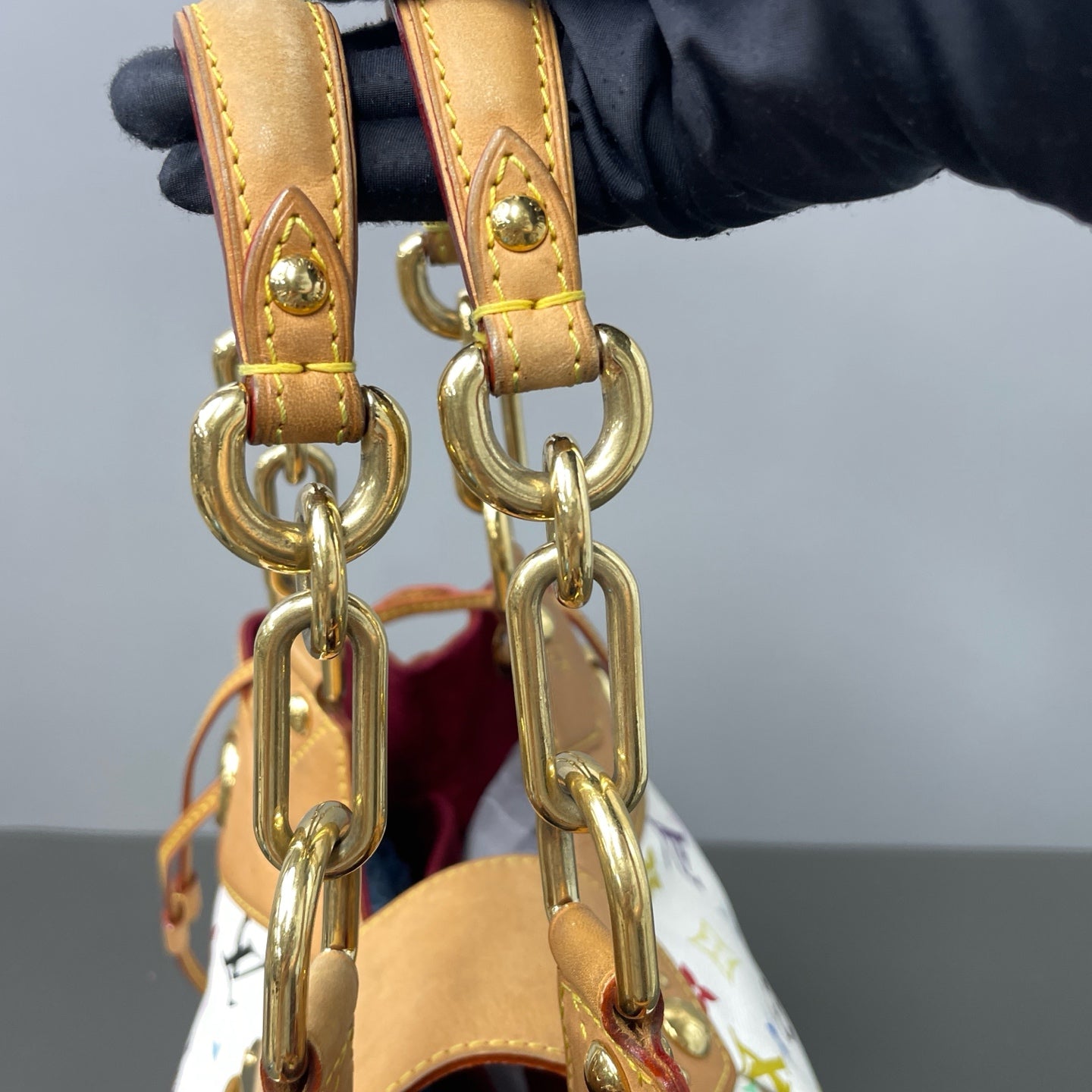 Louis Vuitton Canvas White Satchel