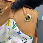 Louis Vuitton Canvas White Satchel