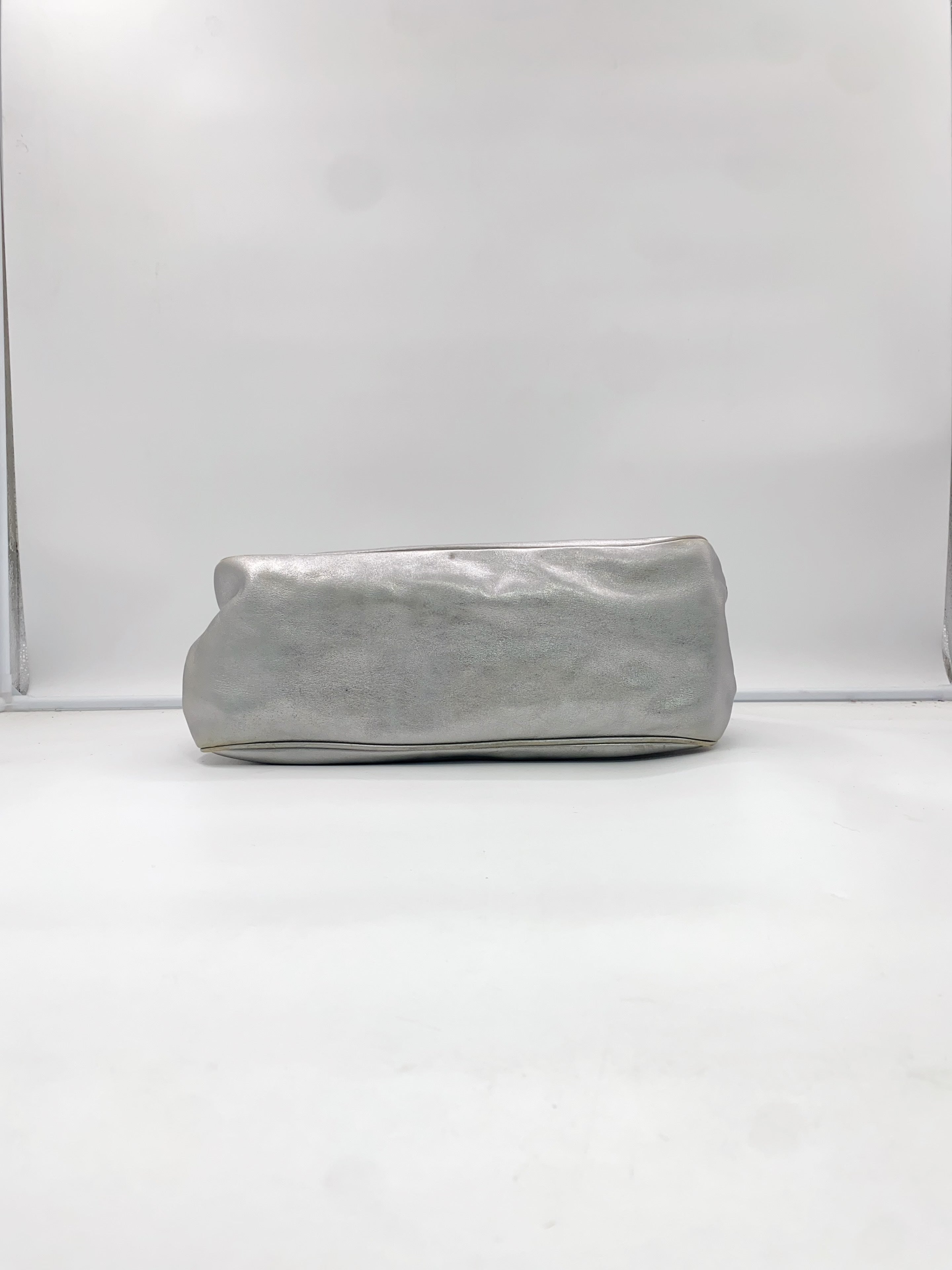 Burberry Silver Satchel