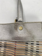 Burberry Silver Satchel