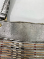 Burberry Silver Satchel