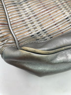 Burberry Silver Satchel