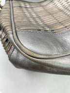 Burberry Silver Satchel