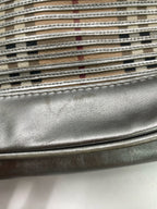 Burberry Silver Satchel