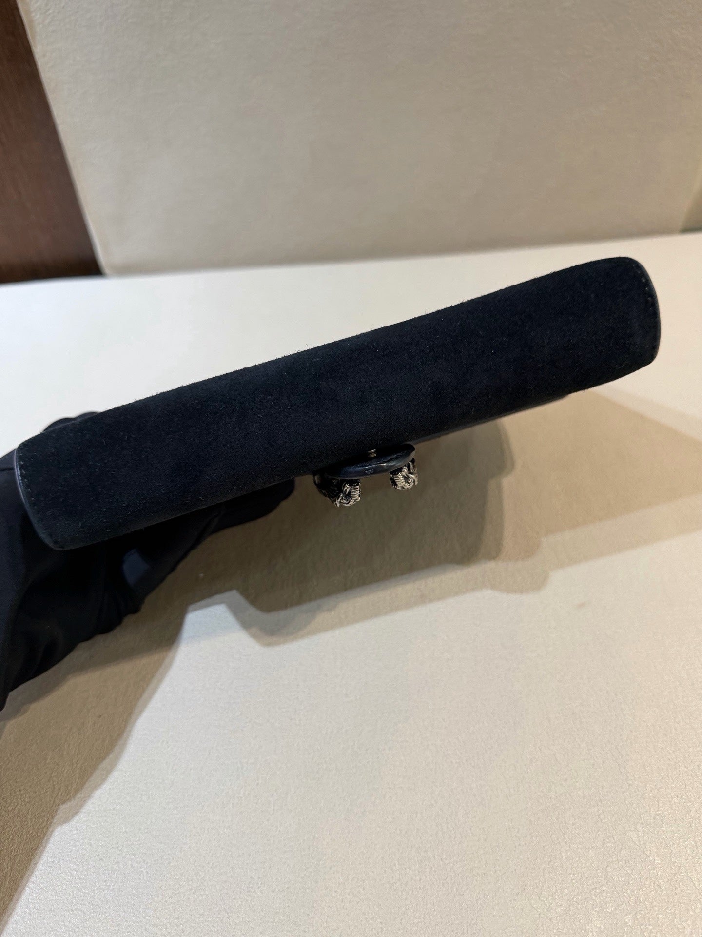 Gucci Alcantara Black