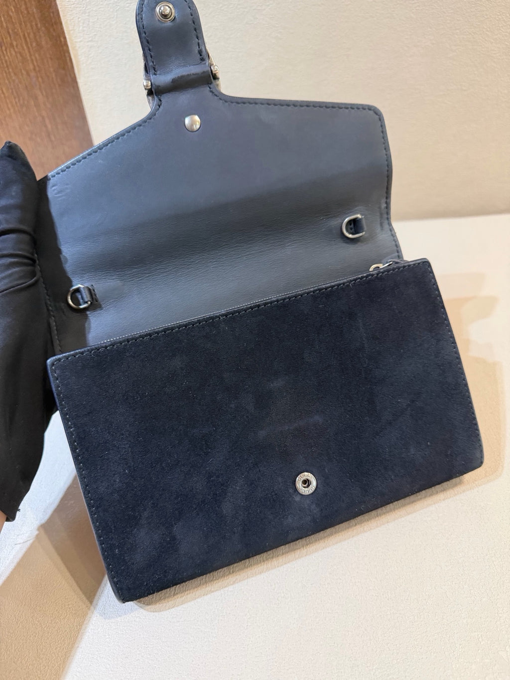 Gucci Alcantara Black