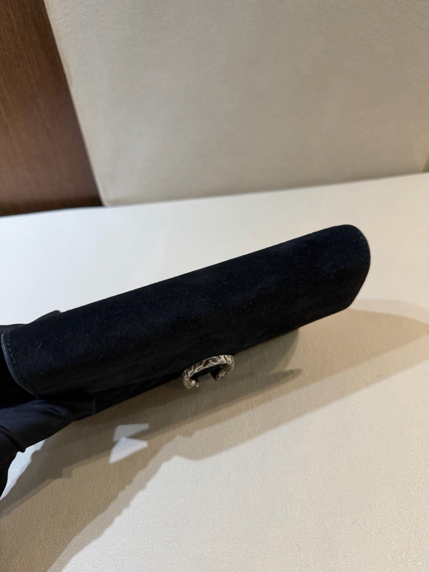 Gucci Alcantara Black