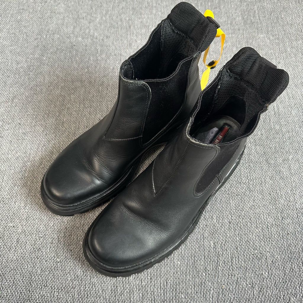 Prada Leather Ankle boots