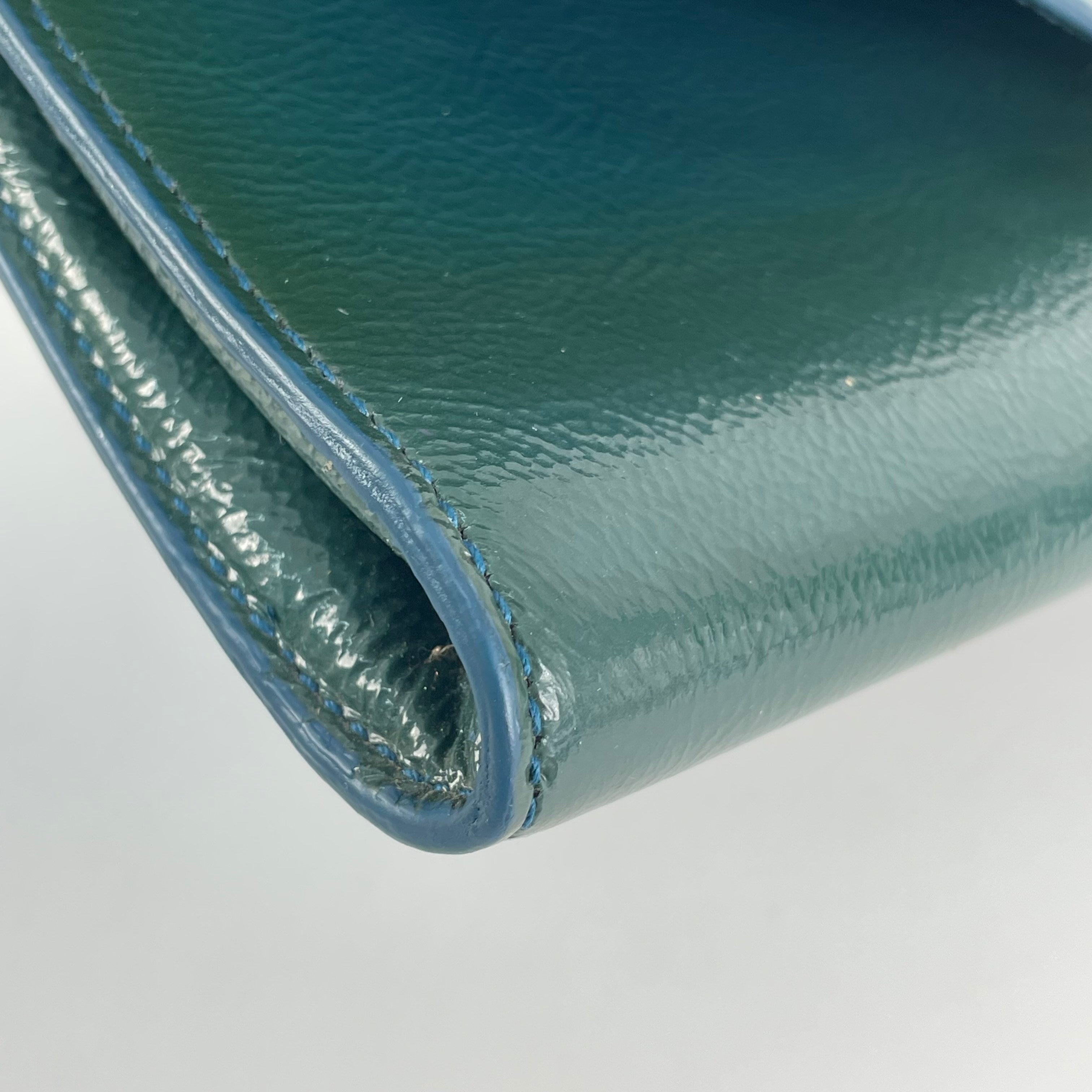 Saint laurent Green Clutch