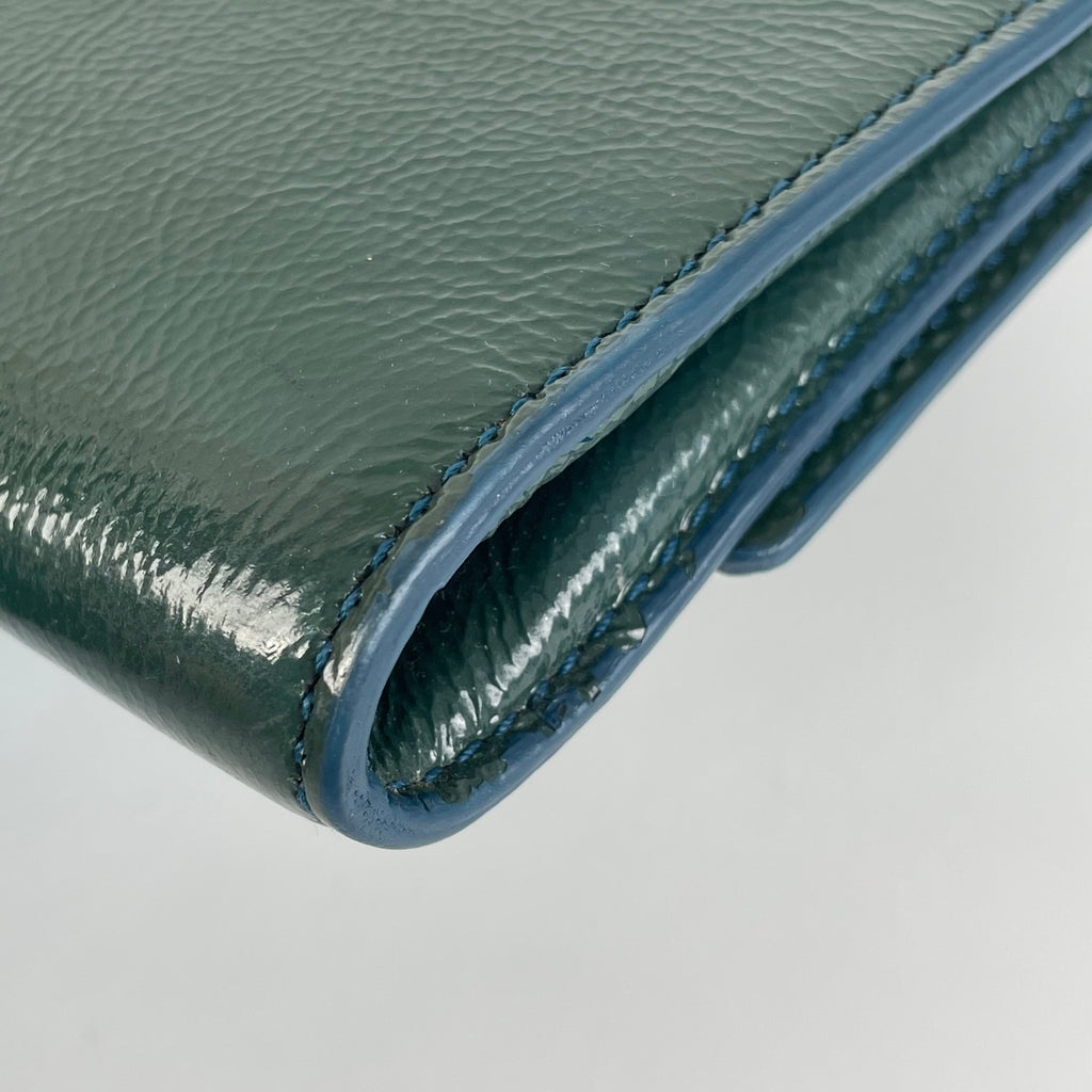 Saint laurent Green Clutch