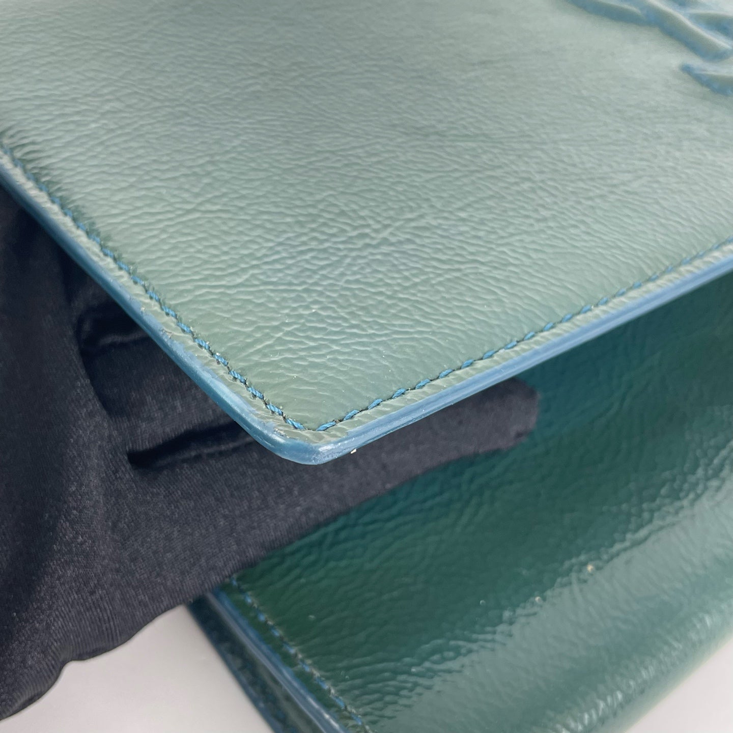 Saint laurent Green Clutch