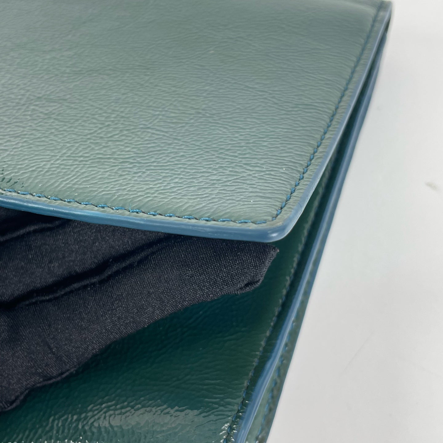 Saint laurent Green Clutch