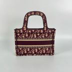 Dior Canvas Red Tote