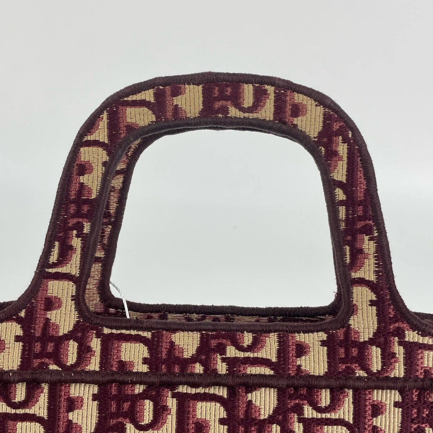 Dior Canvas Red Tote