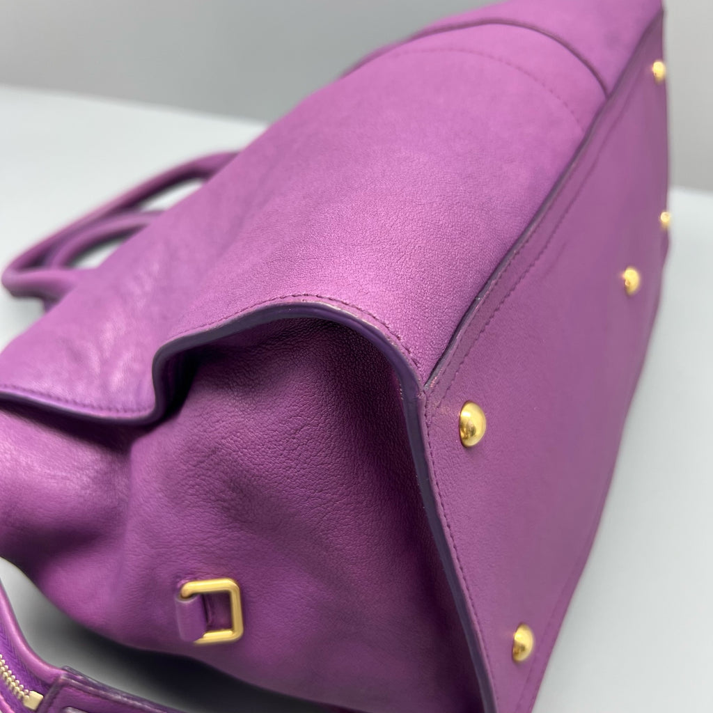 Saint laurent Purple Satchel