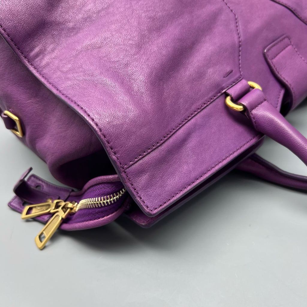 Saint laurent Purple Satchel