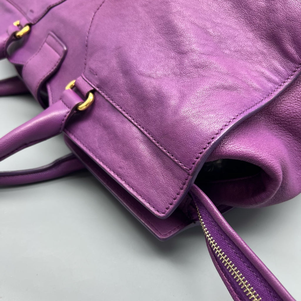 Saint laurent Purple Satchel