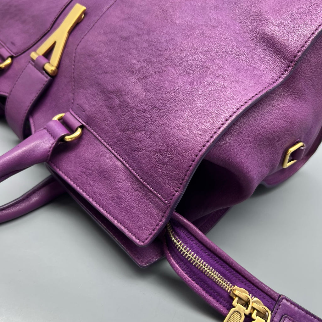 Saint laurent Purple Satchel