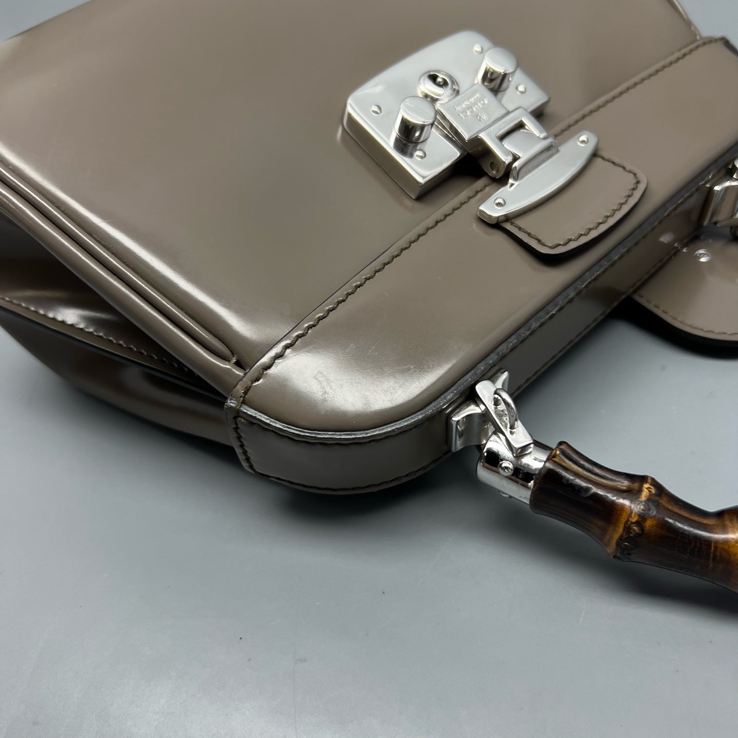 Gucci Gray Satchel