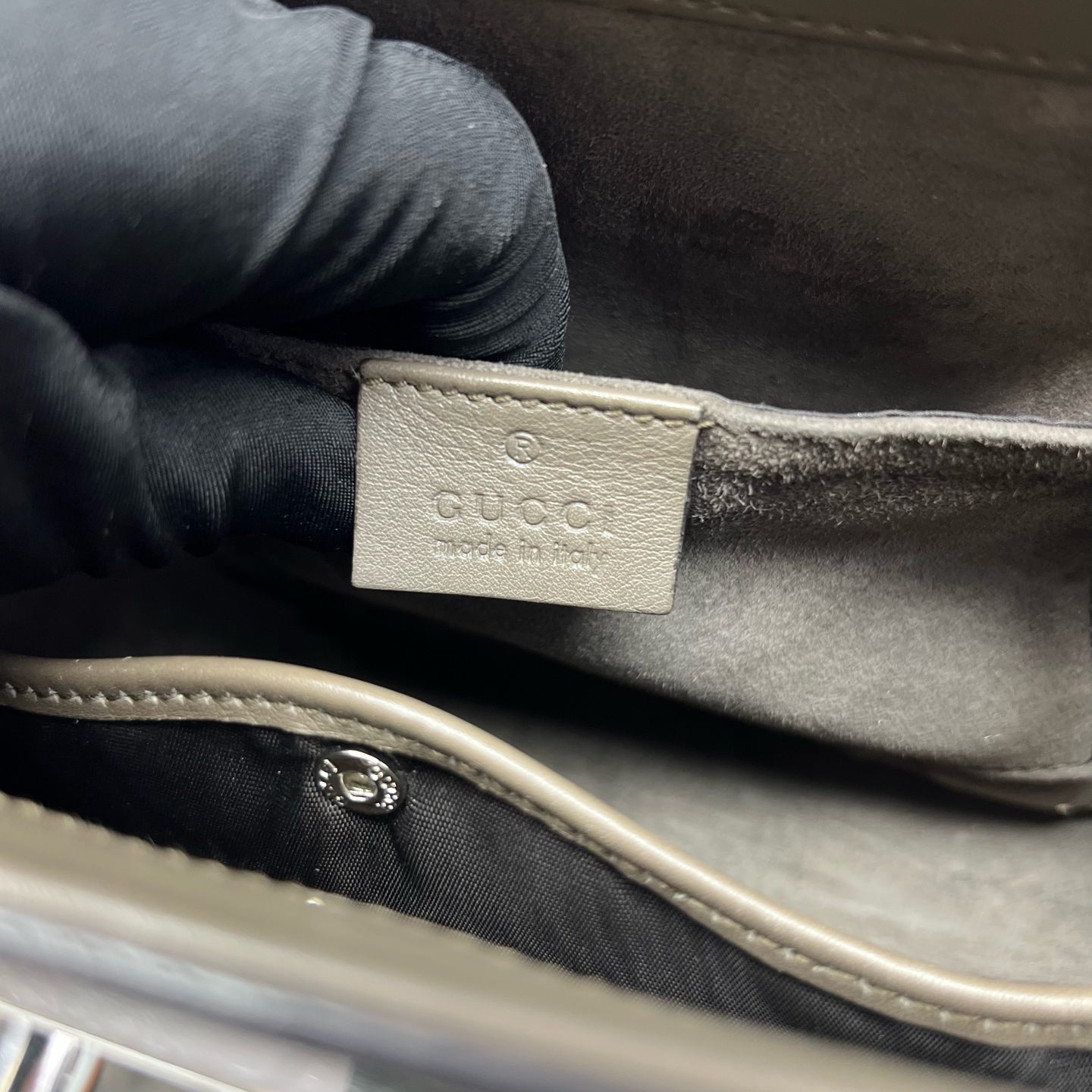 Gucci Gray Satchel