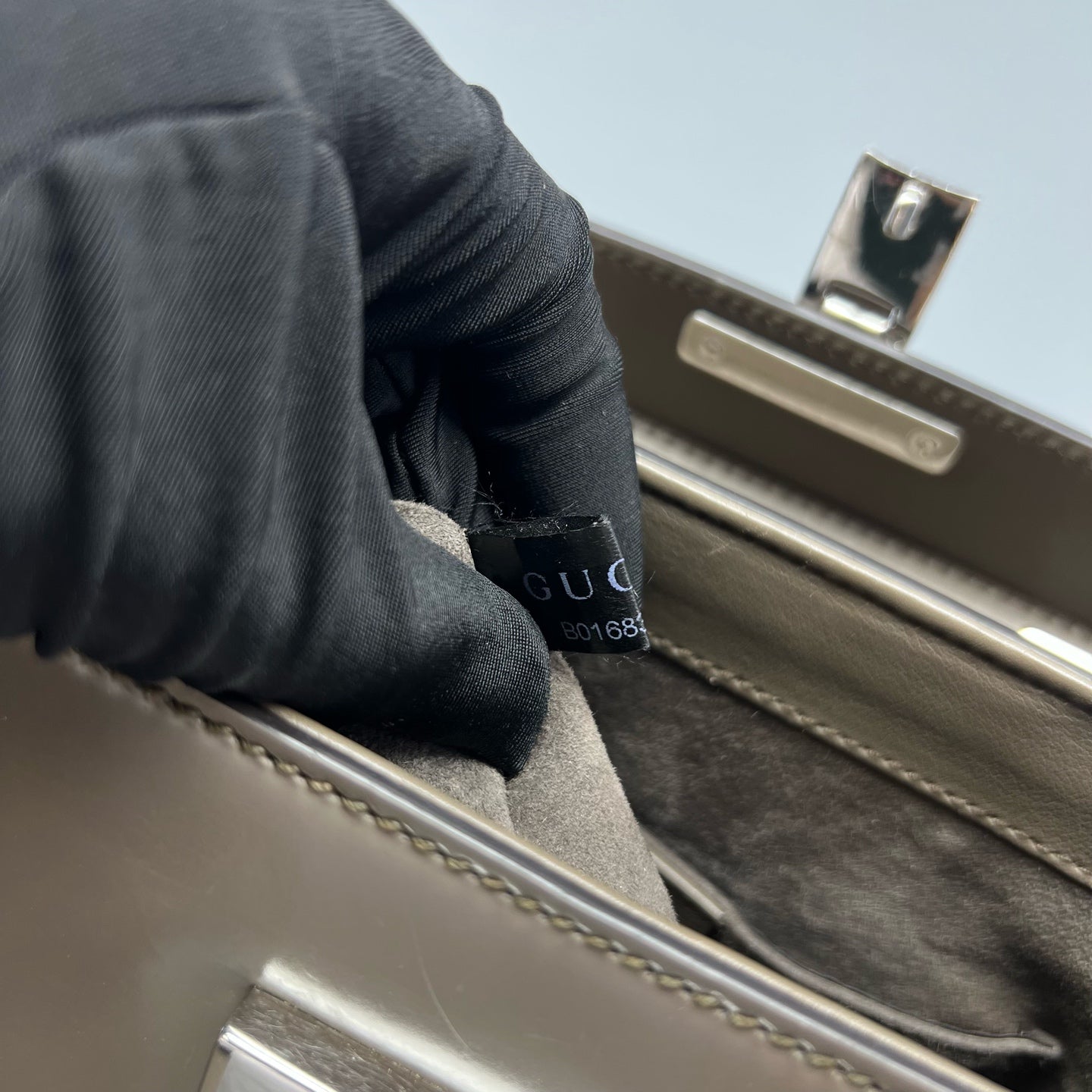 Gucci Gray Satchel
