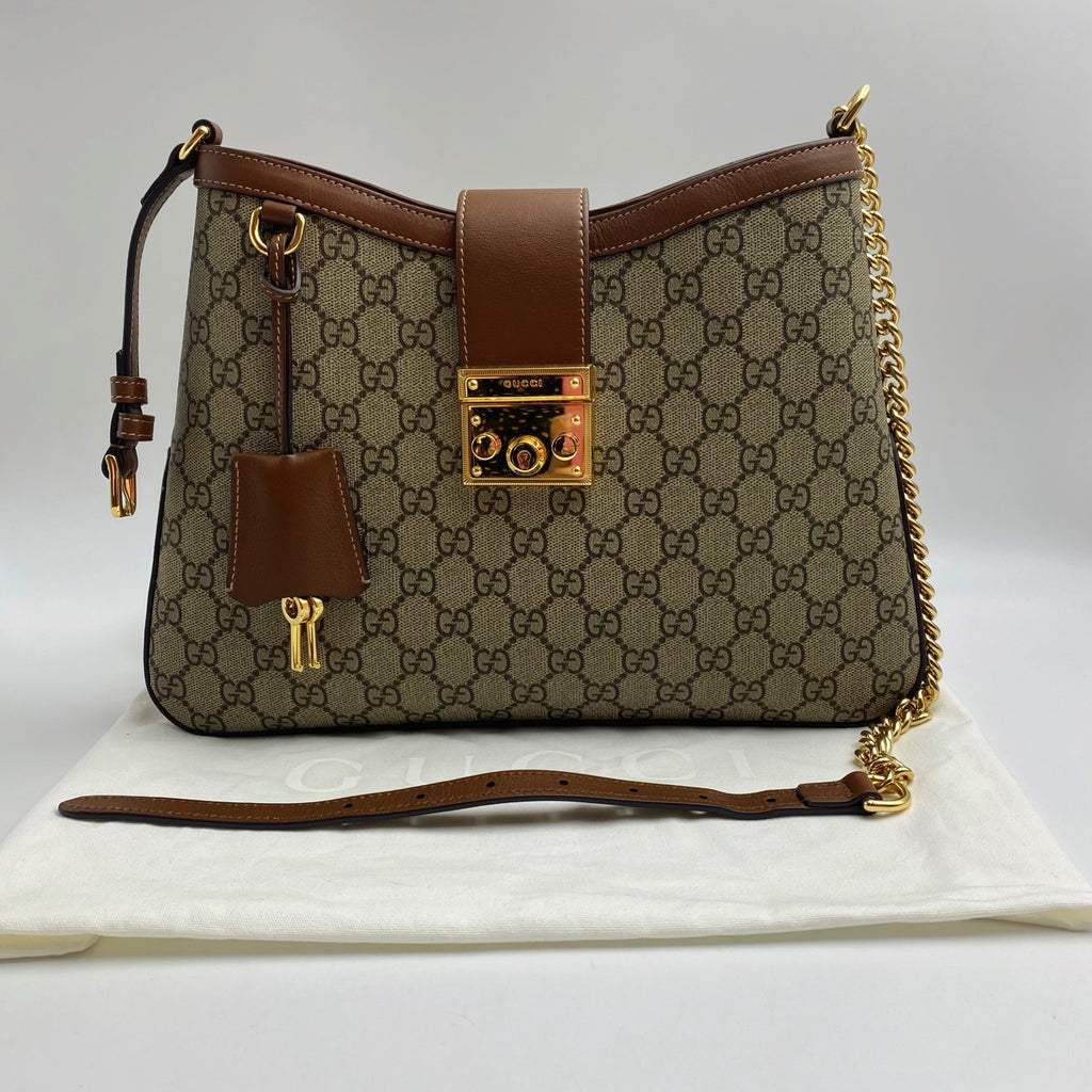Gucci Canvas Beige Shoulder Bag