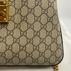 Gucci Canvas Beige Shoulder Bag