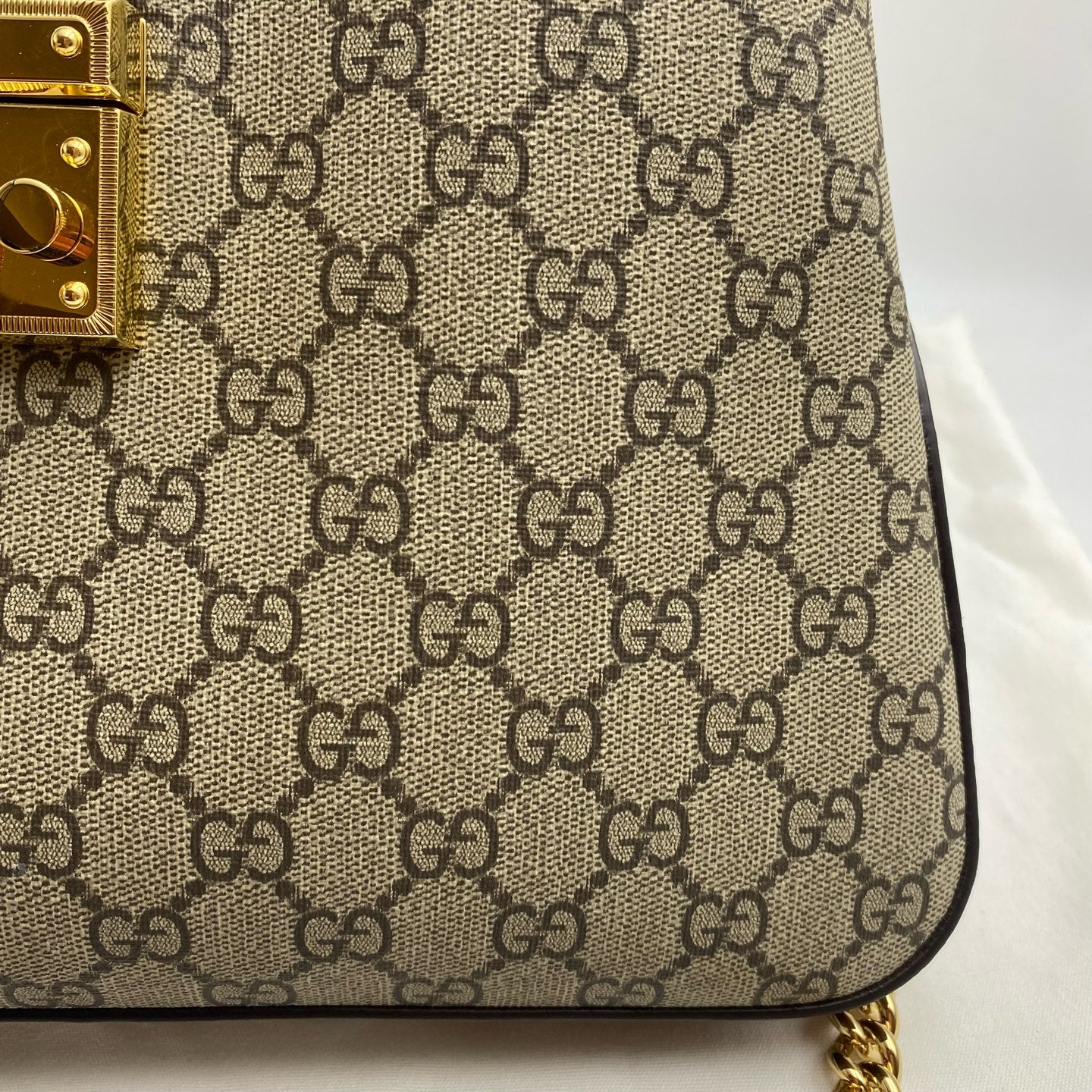 Gucci Canvas Beige Shoulder Bag