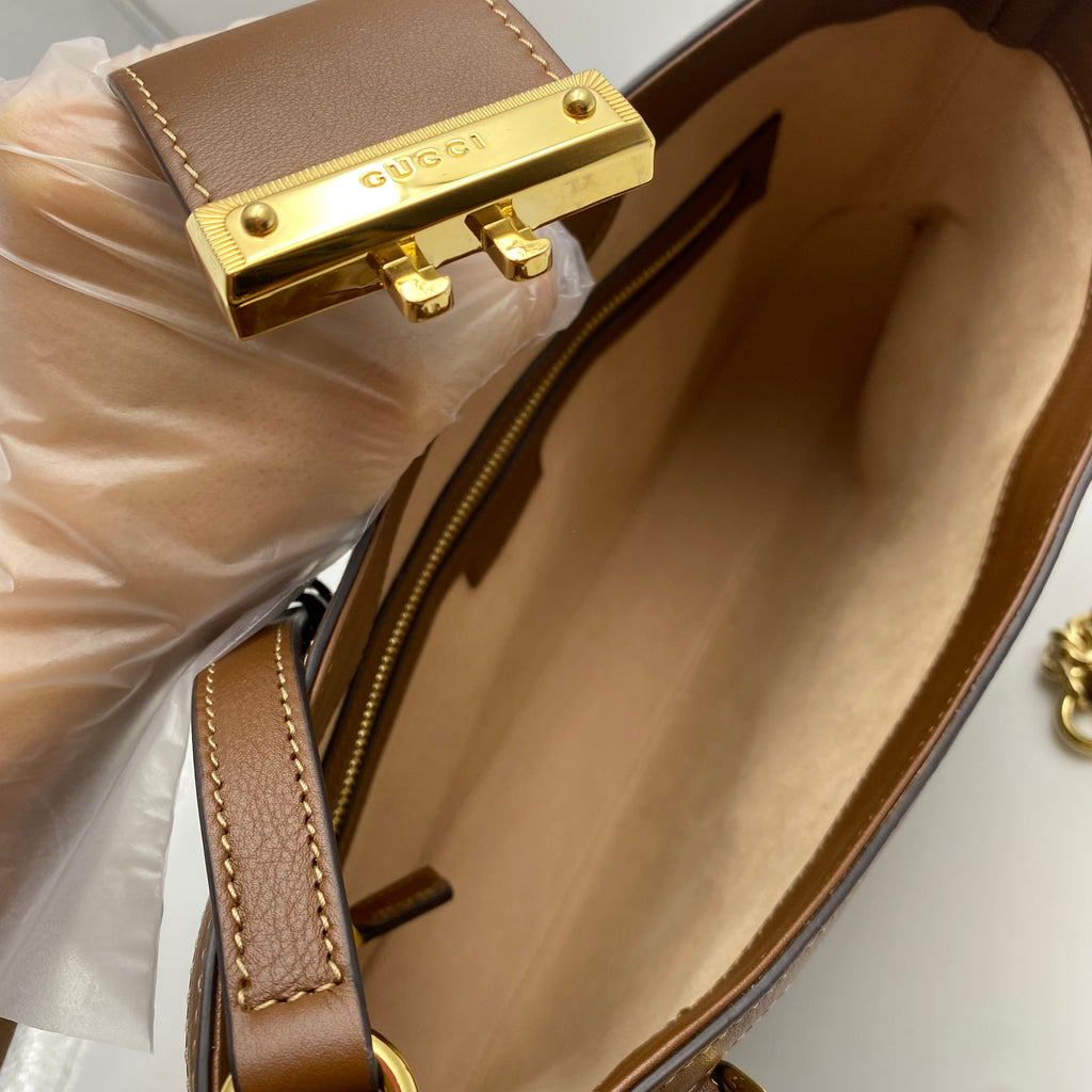 Gucci Canvas Beige Shoulder Bag
