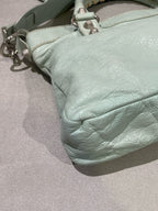 Balenciaga Women’s Metallic-Edged Handbag Green 390149-AQ41G-9670