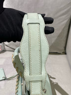 Balenciaga Women’s Metallic-Edged Handbag Green 390149-AQ41G-9670