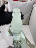 Balenciaga Women’s Metallic-Edged Handbag Green 390149-AQ41G-9670