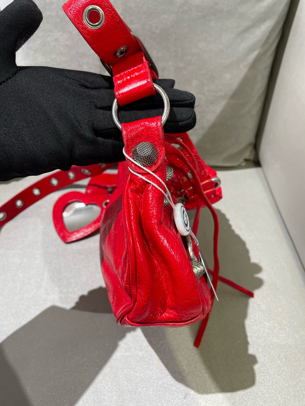 Balenciaga Red Shoulder Bag 671309-1VG9Y-6406