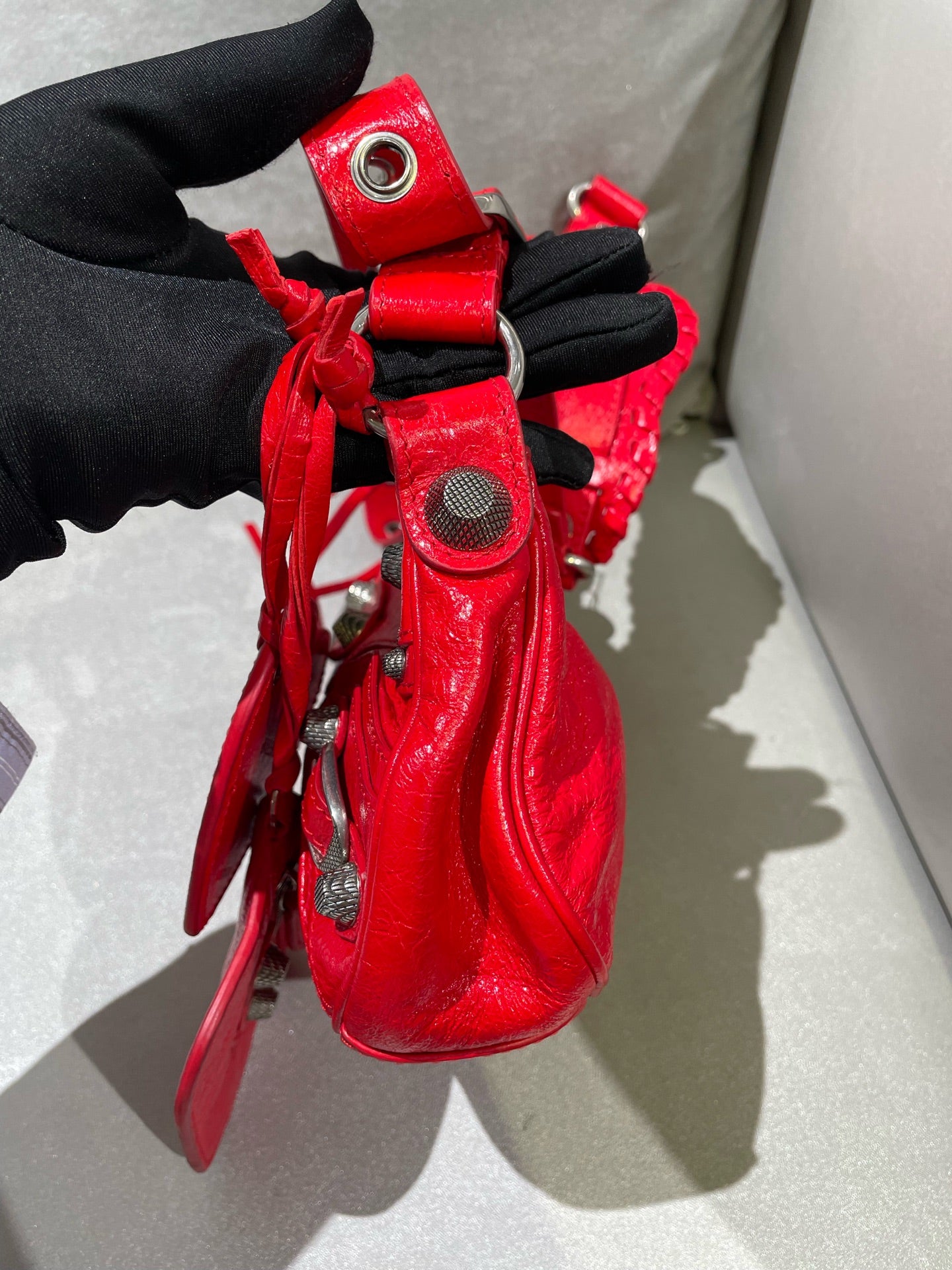 Balenciaga Red Shoulder Bag 671309-1VG9Y-6406