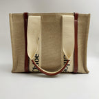 Chloe Canvas Brown Tote
