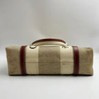 Chloe Canvas Brown Tote