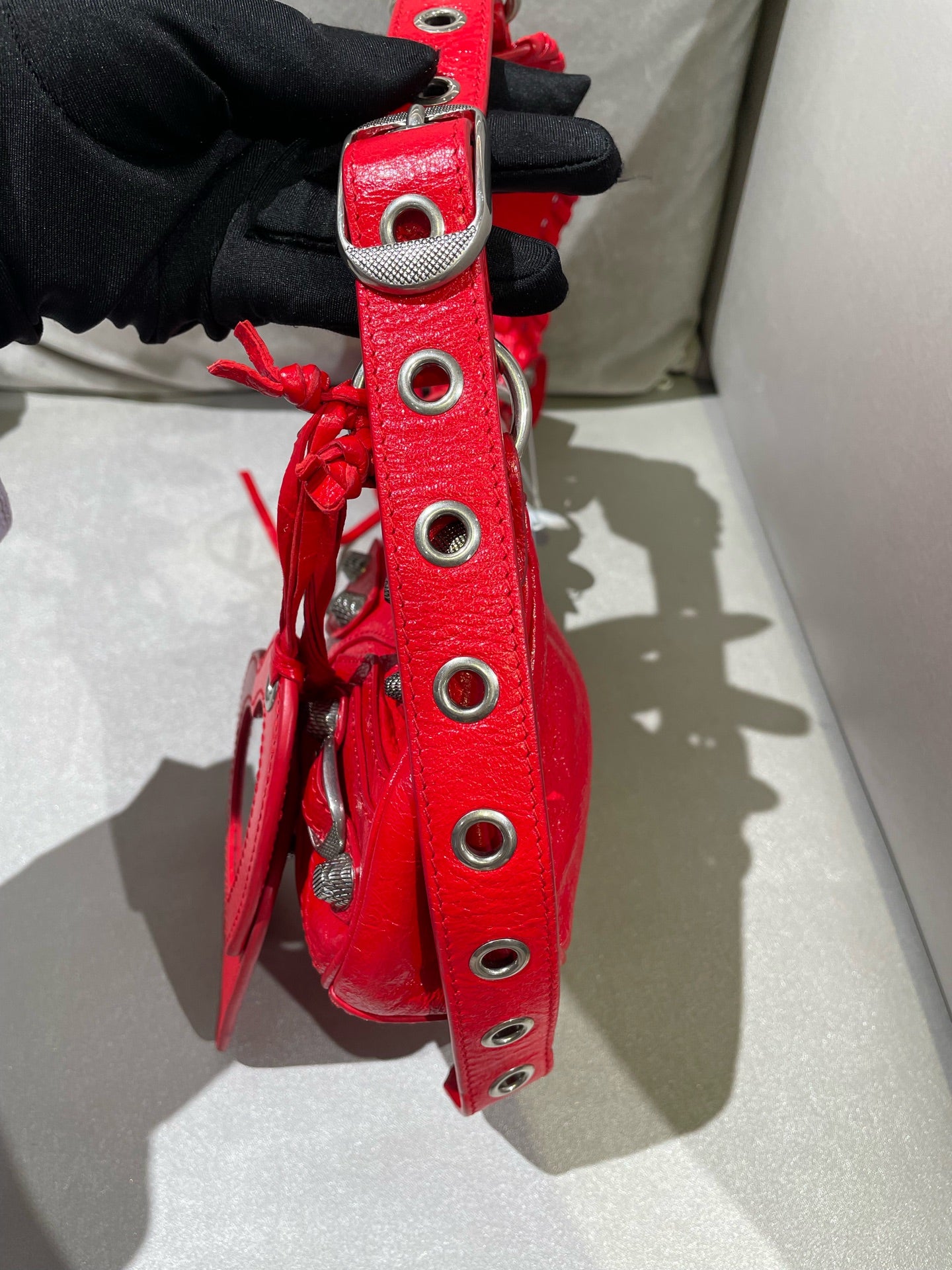 Balenciaga Red Shoulder Bag 671309-1VG9Y-6406