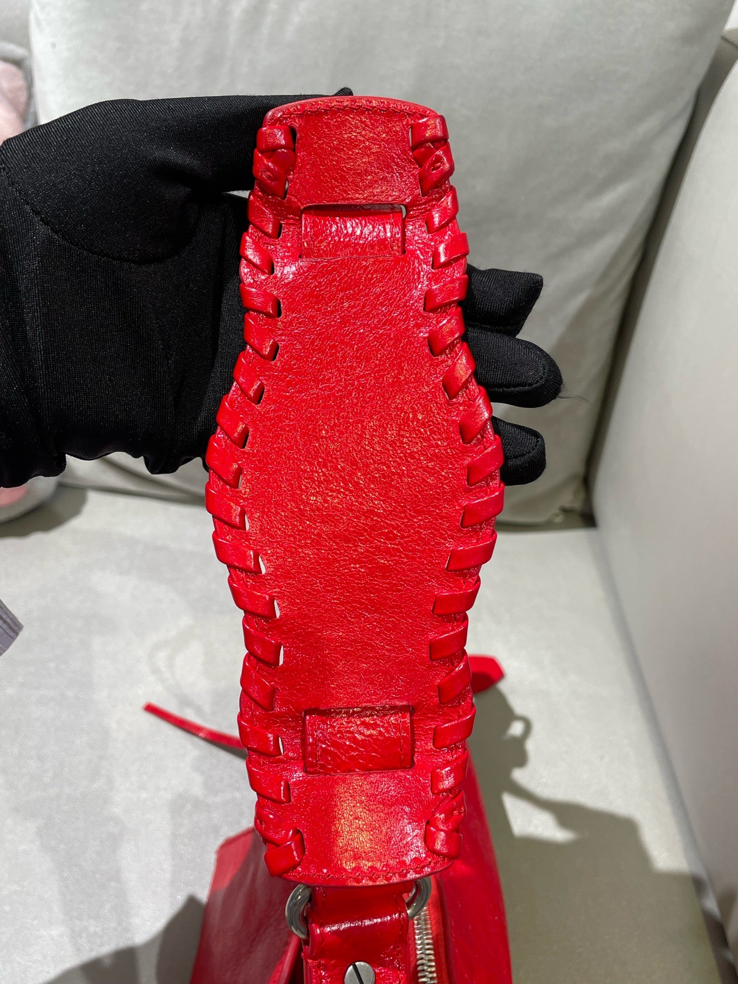 Balenciaga Red Shoulder Bag 671309-1VG9Y-6406