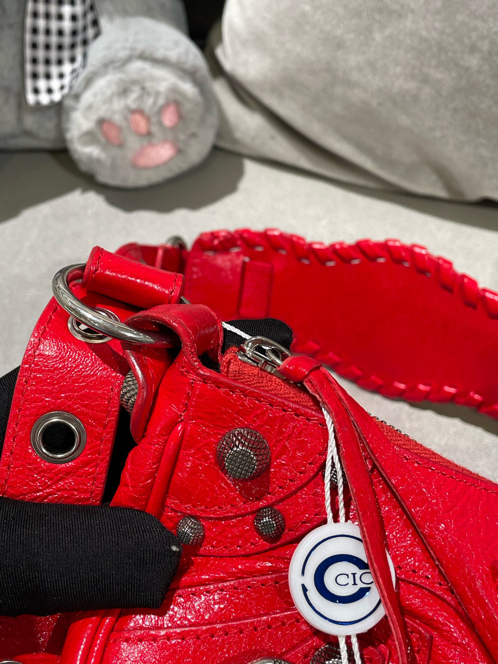 Balenciaga Red Shoulder Bag 671309-1VG9Y-6406