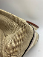 Chloe Canvas Brown Tote