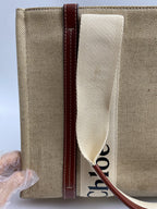 Chloe Canvas Brown Tote