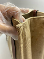 Chloe Canvas Brown Tote