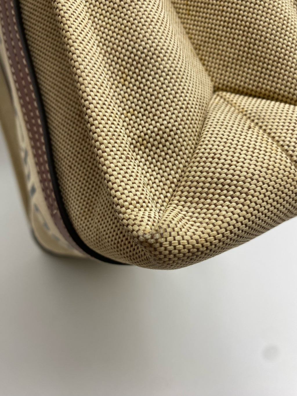 Chloe Canvas Brown Tote
