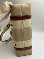 Chloe Canvas Brown Tote