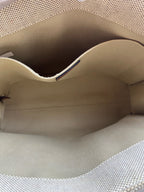 Chloe Canvas Brown Tote